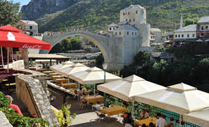 Restoran u centru starog grada Mostara